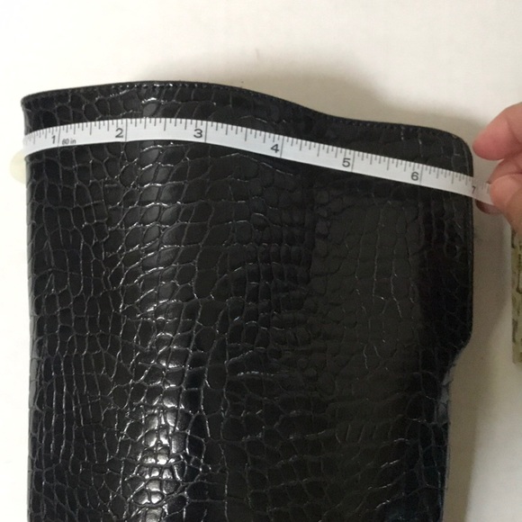 Forever 21 Retro High Heel Boots Black size 5 1/2 - Picture 7 of 7